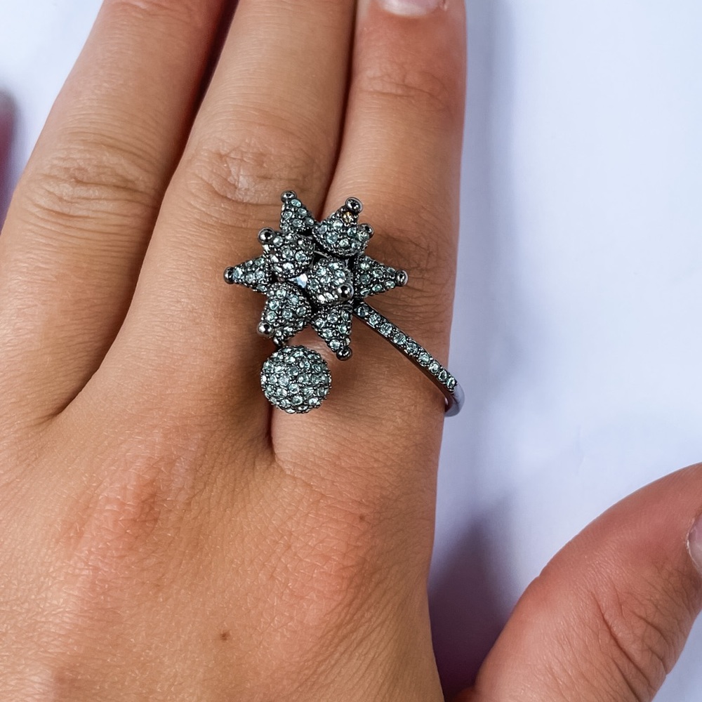Atelier Swarovski Silver Starburst Ring